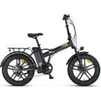 Mosso Ignera-Rr Elektrikli Katlanır Bisiklet 420H Hd 20 Jant 7 Vites Mat Siyah Lıme - Siyah Lime