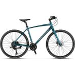 Mosso Legarda Pro X20 Mdm Hidrolik Şehir Bisikleti 20 Vites 46 Kadro (165 cm Üstü Boy) - Mavi - Gümüş