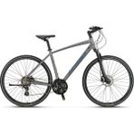 Mosso Legarda Pro X21 Msm H Şehir Bisikleti 21 Vites 56 Kadro (180 cm Üstü Boy) - Antrasit - Mavi