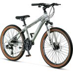 Mosso Wildfire 24H 13 Kadro Hidrolik Disk Fren Dağ Bisikleti (135 / 155 cm Arası Boy) - Mat Gri