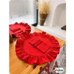 Mossy Kırmızı Yuvarlak Supla 38 Cm