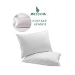 Mossyna 2 Adet 900gr Microfiber Boncuk Silikon Dolgulu Konforlu Otel Tipi Yastık