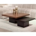 Most Marmoris Ceviz-Siyah %100 Mdf Orta Sehpa Set (Evinize Teslim)