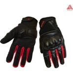 Motari Kavra CE EN 13594 1 KP Sertifikalı Kışlık Motosiklet Eldiveni Shoftshell Kırmızı
