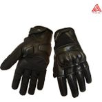 Motari Kavra CE EN 13594 1 KP Sertifikalı Kışlık Motosiklet Eldiveni Shoftshell Siyah - XL
