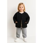 Motebarn Wear Motebarn Kız Çocuk Kapitone Ceket Siyah 2–7 Yaş