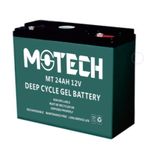 Motech 12 Volt 24 Amper Jel Akü