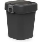 Motek 8 lt Comfort Dust Bin Siyah Çöp Kovası
