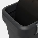 Motek Antrasit 8 lt Comfort Dust Bin Çöp Kovası