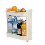 Motek Çok Amaçlı Tekerlekli Banyo Rafı Mutfak Rafı Organizer MR02