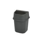 Motek Çöp Yut Antrasit Çöp Kovası - 22 Litre