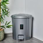 Motek Elit Pedallı Iç Kovalı Çöp Kovası - 22 Lt - Gri