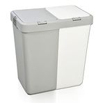 Motek İkili Çamaşır Sepeti Kahve- Bej 80 Litre