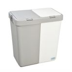 Motek Ikili Dokunmatik Kirli Çamaşır Sepeti - 80 Litre
