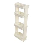 Motek Modern Organizer 4 Katlı Beyaz Raf