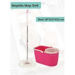 Motek Paspas Mopida Mop Seti Temizlik Seti - Pembe - Standart