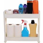 Motek Tekerlekli Mutfak Rafı Banyo Rafı Organizer Sr-02