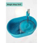 Motek Turbo Disk Mop Seti Temizlik Seti - Mavi - Standart