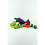 Mother And Toys Keçe Oyuncak - Mini Sebze Oyun Seti - Felt Toys - %100 El Yapımı