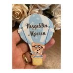 Motif Aksesuar 20 Adet Jelatinli Balon Ayıcık Erkek Bebek Magnet - Babyshower Mevlüt Doğumgünü Hediyelik