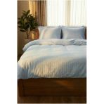 Motif Mağaza %100 Pamuk Saten Çift Kişilik **Ekli** Nevresim Seti -Çarşafsız- (Nevresim Ve 2 Adet Yastık Kılıfı) Mavi 200 X 220