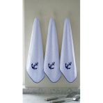 Motif Mağaza 3'Lü Set Mutfak Ve El/Yüz Havlusu 30X50 Cm %100 Kadife Pamuk Bebek Mavisi 30 X 50