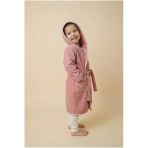 Motif Mağaza *İhraç Fazlası* Çocuk Bornozu Kapüşonlu Cepli Premium Microcotton %100 Pamuk -Hafif Kusurludur- Pembe 9-10 Yaş