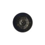 Motifli Otantik Hamam Tası 20 Cm Gri Eskitme