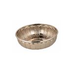 Motifli Otantik Hamam Tası 20 Cm Gümüş