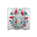 Motifli Özel Tasarım Paravan Room Divider PRV1082, 180 x 180