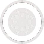 Motifpiyer Lamba Tavan Göbeği-Yuvarlak-48-86cm-Dış Çitalı