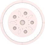 Motifpiyer Tavan Spot Göbegi-Motifli-Yuvarlak-21-86cm-Dış-Çitalı