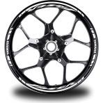 Motiker Beyaz Yamaha Fazer Takım Jant Sticker Etiket - Standart