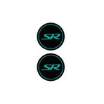 Motiker Cf Moto SR Yazılı Koruma Takozu Motosiklet Damla Sticker Modeli Turkuaz