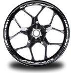 Motiker Gri Yamaha Fazer Takım Jant Sticker Etiket - Standart