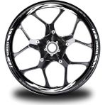 Motiker Gri Yamaha Fz6 Takım Jant Sticker Etiket - Standart