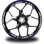 Motiker Lacivert Yamaha mt 09 Sp Takım Jant Sticker Etiket