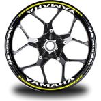 Motiker Neon Sarı Yamaha Takım Jant Sticker Etiket - Standart