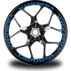 Motiker Yamaha Yazılı 16LI Jant Içi Yazı Sticker Etiket - Mavi - Standart