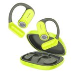 MOTIONS, MS-E52 OWS, Açık Kulak Tasarımlı Kablosuz Spor Kulaklık, Bluetooth 5.3, 30 Saat Pil Ömrü, Ultra İnce, Hafif, Ergonomik Tasarım, Çift Cihaz Desteği, Wireless, Yeşil