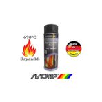 Motip 400 ml 690 C Yüksek Isıya Dayanıklı Siyah Boya