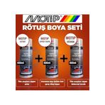 Motip 6T Sprey Boya ve Vernik Seti, 400ml + 400ml, Özel Renk Kodlu, Audi Ile Uyumlu
