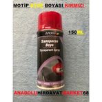 MOTİP OTO STOP BOYASI TRANPARAN KIRMIZI RENK 150 ML