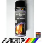 Motip Siyah Isıya Dayanıklı Boya 400 ml 690 Derece Yüksek Kapatıcılık ve Kolay Uygulama