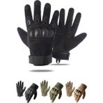 Motiva 511 Model Taktik Combat Motosiklet Bisiklet Outdoor Sport Korumalı Yarım Parmak Eldiven - XL - Siyah - Siyah