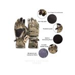 Motiva Su Geçirmez Softshell Multicam Motosiklet Taktik Askeri Spor Kışlık Kar Balıkçı Eldiveni