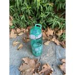 Motivasyon Matarası Şeffaf 800ml Suluk Su Şişesi Spor Matarası BPA İçermaz (Askılı) (YEŞİL)