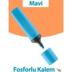 Motivasyon Sarı ve Mavi Fosforlu Kalem