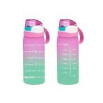 Motivasyon Su Matarası - Pembe Plastik 1L
