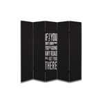 Motivasyon Temalı Özel Tasarım Paravan Room Divider PRV1069, 180 x 180